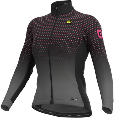 Alé PR-S Bullet Micro Long Sleeve Jersey - Black-Fluro Pink - XS, Black-Fluro Pink